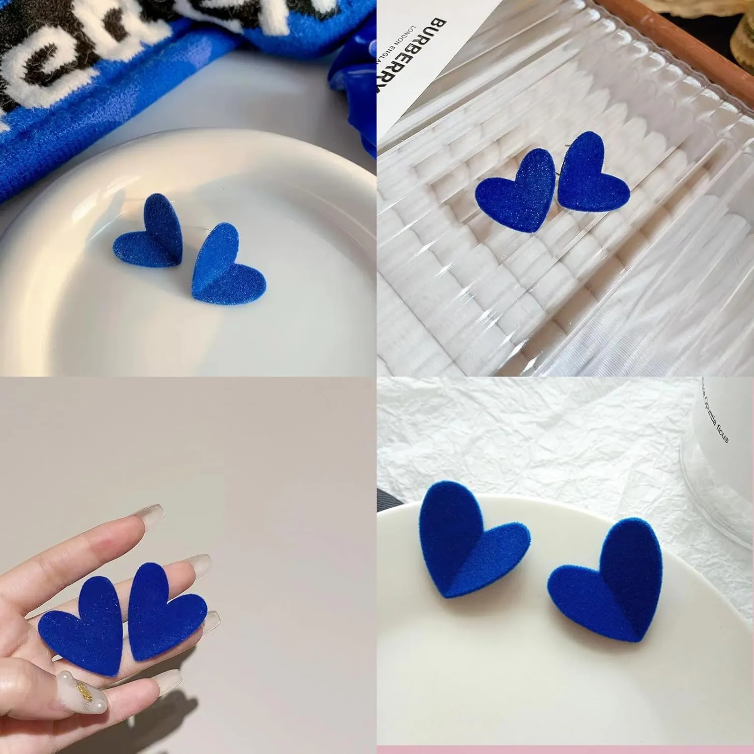Heart Shape Earrings for Women Trendy