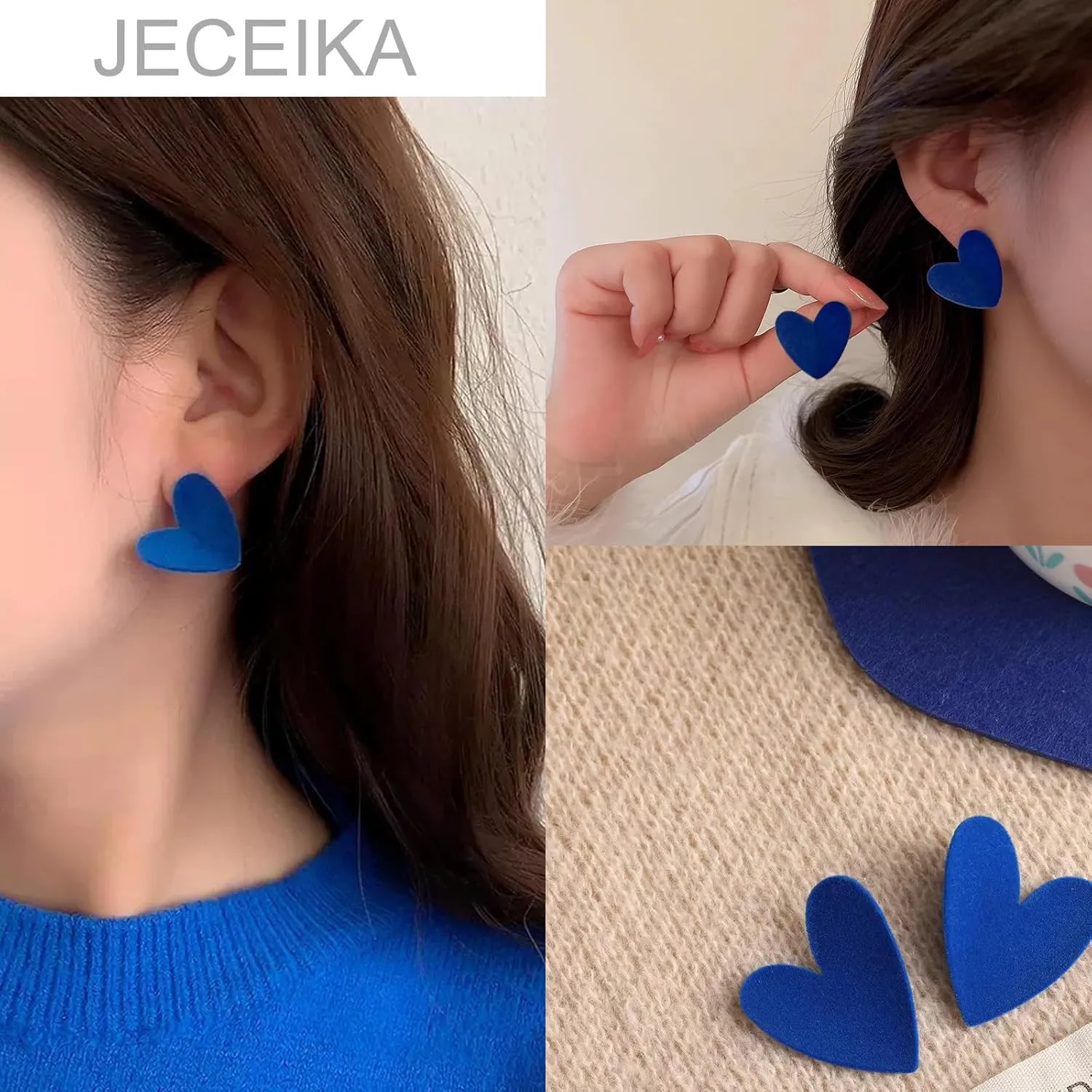 Heart Shape Earrings for Women Trendy