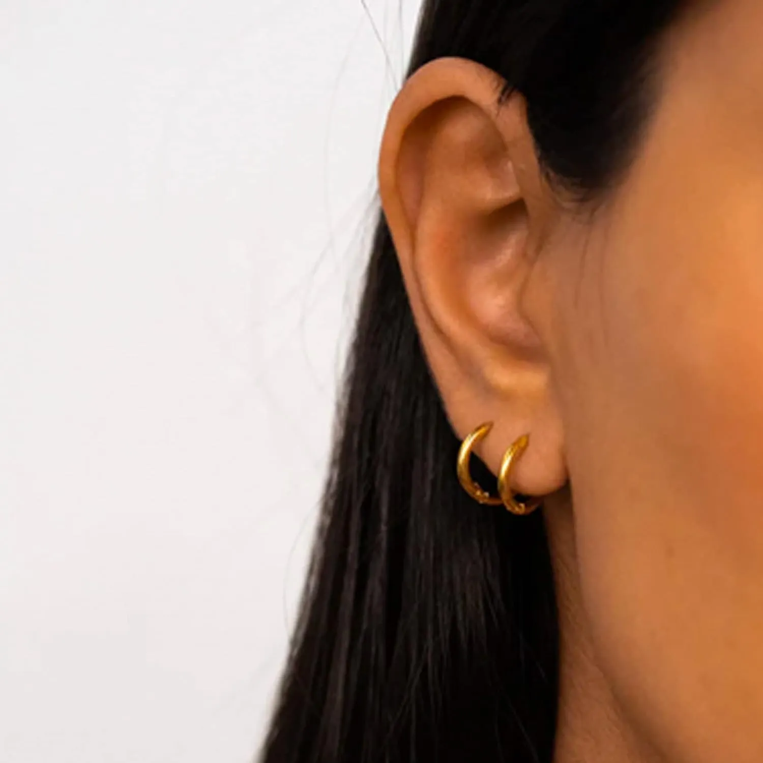 Hey Harper Hoop Earrings For Women Trendy - Lightweight Waterproof & Sweatproof Jewerly