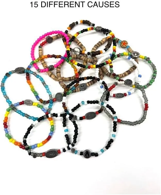 Humble Hilo Relate Bracelets for Women or Men Handmade in South Africa, All Profits Support Various Causes