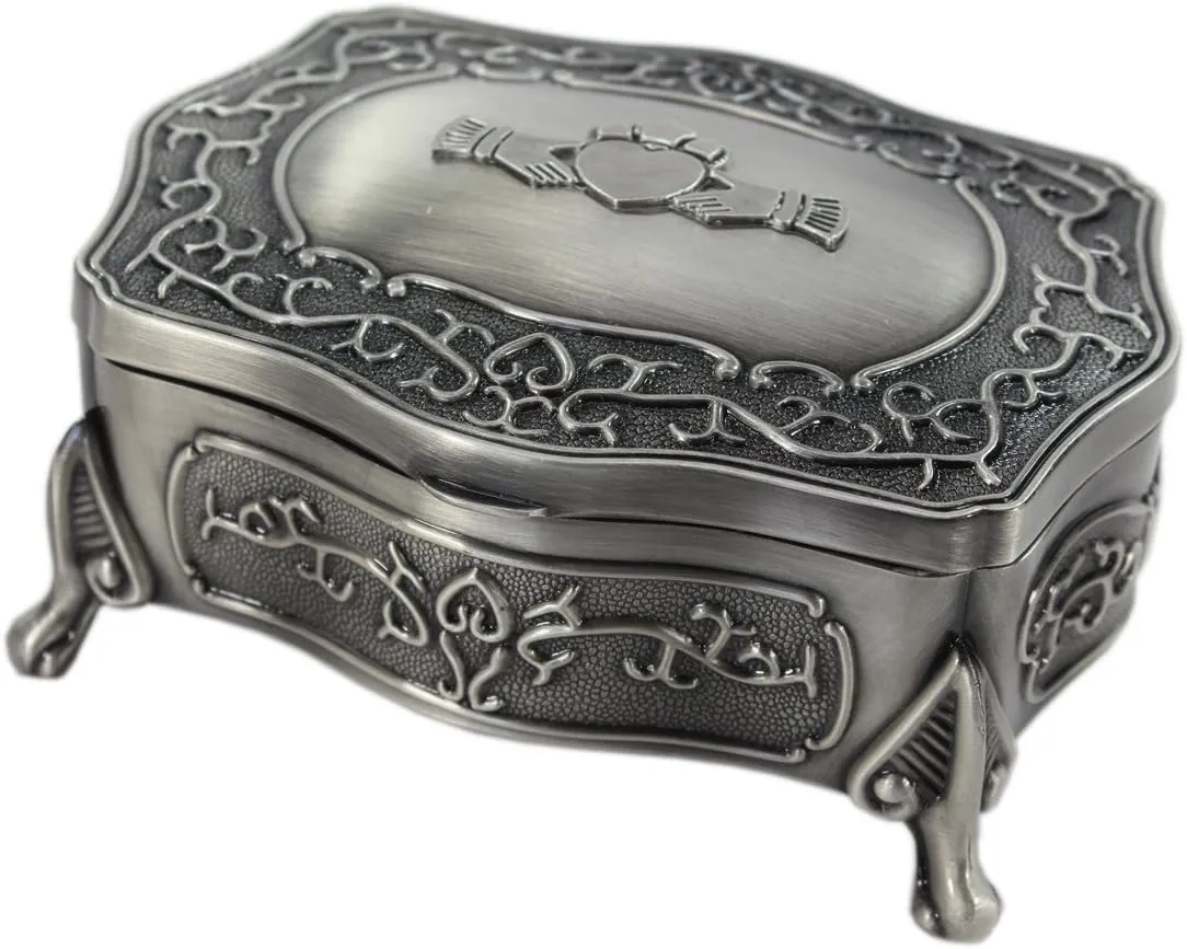 Jewelry Box with Irish Claddagh Design