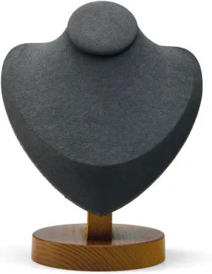 Jewelry Display Bust Solid Wood Necklace Stand for Show Jewelry Showcase Display Holder