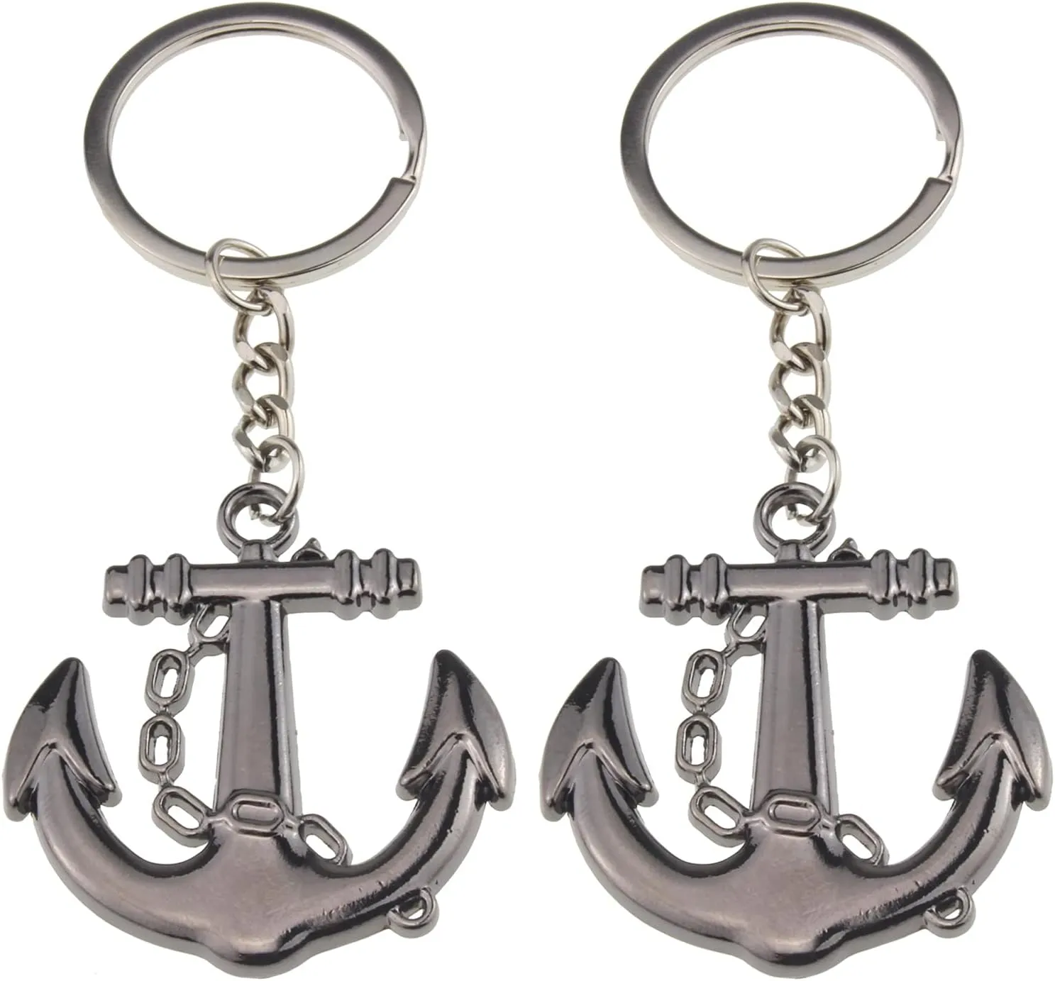 Keychain for Men Anchor Keychain Zinc Alloy Durable Keychains Car Keychain for Men and Women
