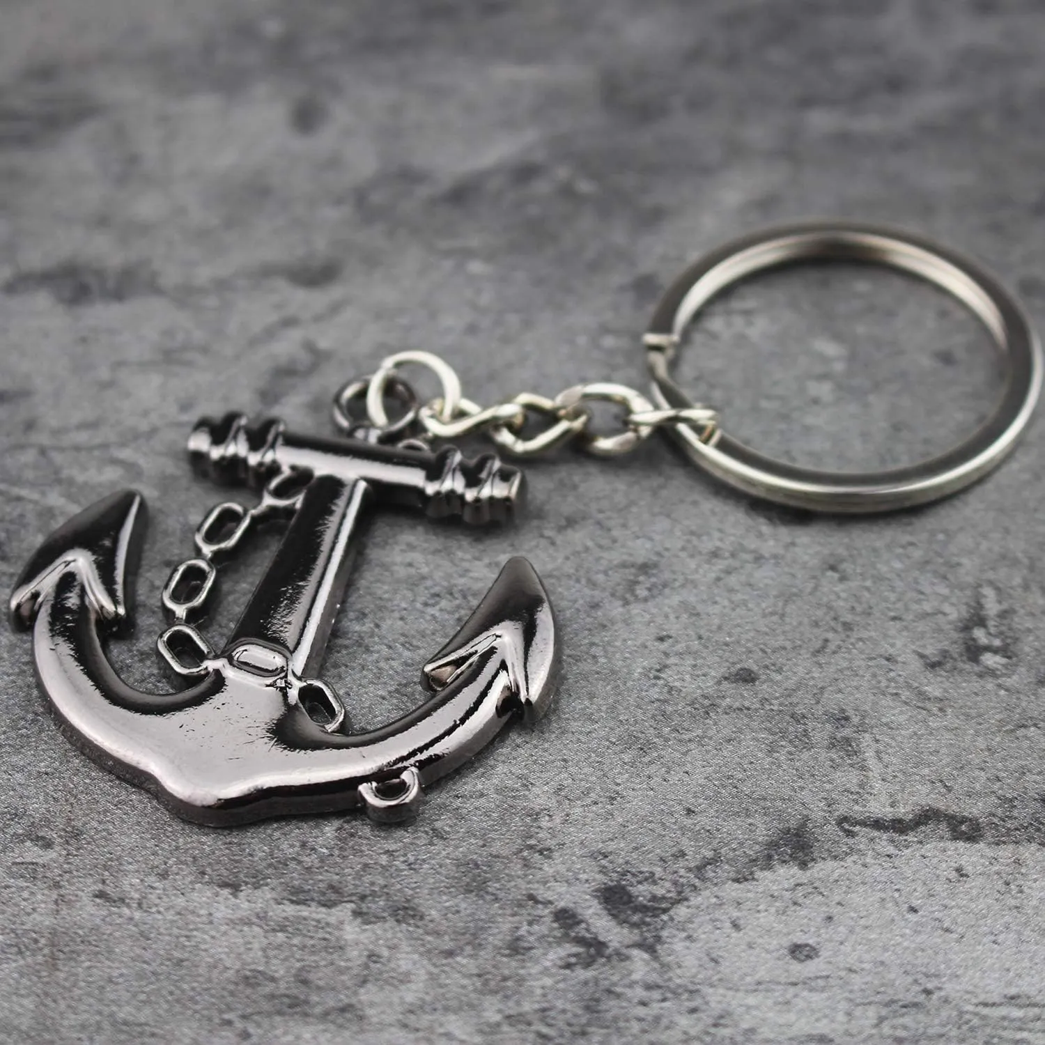 Keychain for Men Anchor Keychain Zinc Alloy Durable Keychains Car Keychain for Men and Women
