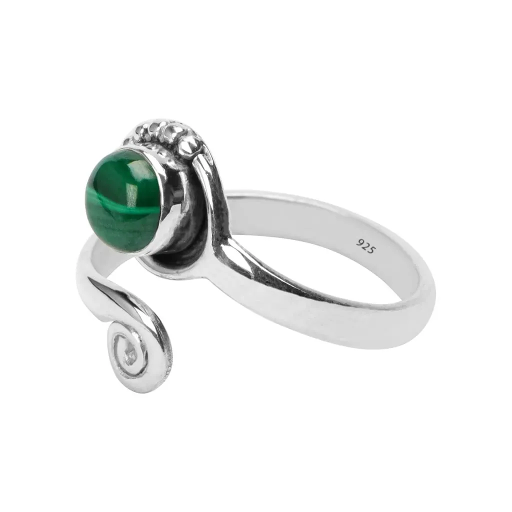Malachite Stone Toe Ring 925 Sterling Silver Ring Feet Body Jewellery Handame Toe Ring Gemstone Adjustable Toering For Girls Women Gift Jewellery Malachite Stone Ring Midi Ring