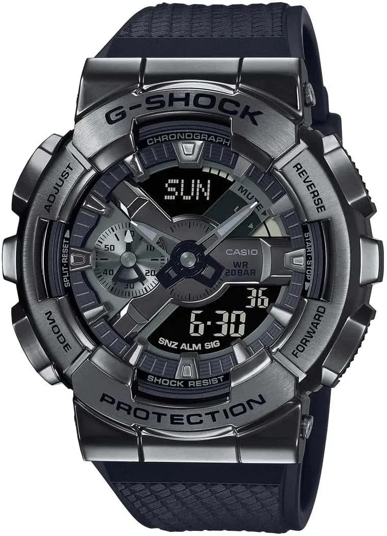 Men's Casio G-Shock Analog-Digital Watch - GM110-1A with Black Resin Band