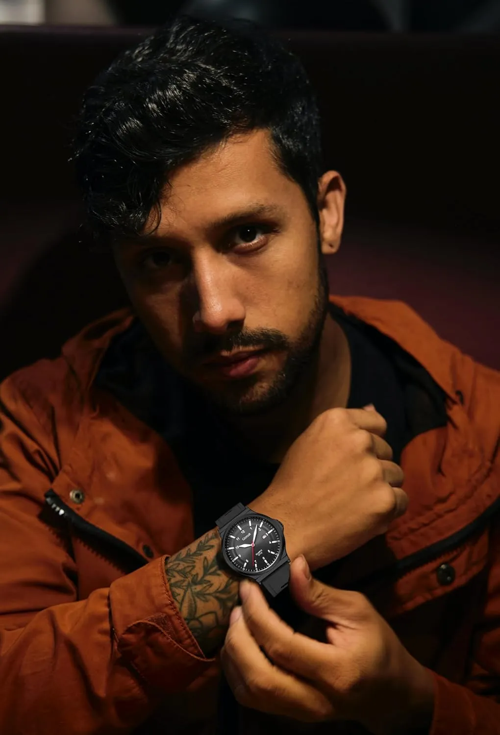 Men's Silicone Analog Quartz Watch, Easy Read Fashion Business Dress Casual Sport, Waterproof, Date Calendar, Wrist Watch for Men