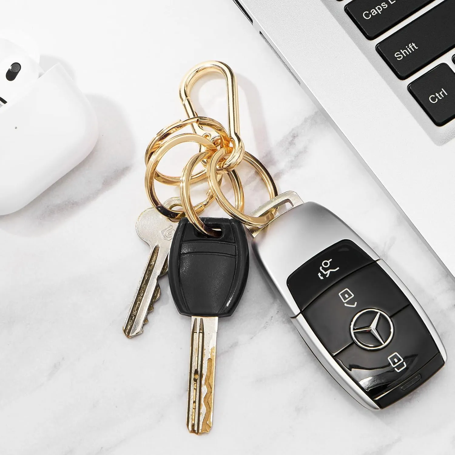 Metal Keychains Keyring Key Organizer Key Chain Clip for Home Key