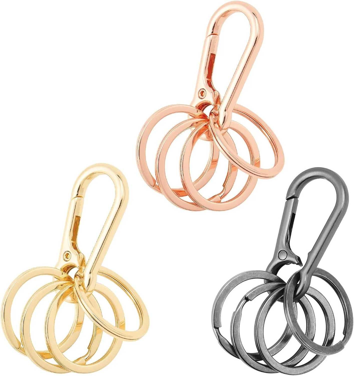 Metal Keychains Keyring Key Organizer Key Chain Clip for Home Key