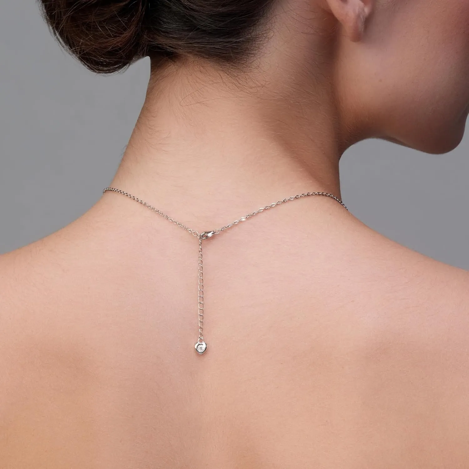 Moissanite Necklace for Women, Heart Talisman, 1-3 Carat Heart Pendant Sterling Silver Necklace, Anniversary Eternity Jewelry Gifts for Her & Birthday Gift for Wife, Women, Girlfriend, Mom