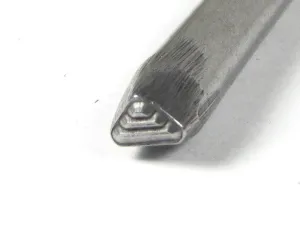 Native American 24, Steel Stamp, USA Made,  tribal Southwest, metal stamping, 4 x 3 mm