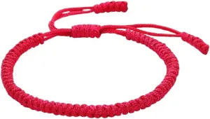 New 2025 Tibetan Couple Bracelet Lucky Red String Handwoven Knots Men Women Bracelets & Bangles Prayer Rope Best Friend Jewelry Findings Fashion Trendy Accessories Creative Gift