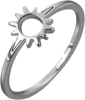 New 2026 For Simple Sun Imprint Hope Ring Exquisite Stainless Steel Sweet And Cute Lady Faith Jewelry Christmas Decoration Luxury With You Accessories Trendy Best Gift