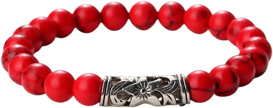 New 2026 Unisex Men's Lucky Prayer Beads Bracelets Women Charm Black Lava Tiger Eye Stone Couples Distance Bangles Yoga Jewellry Gifts Jewelry Findings Fashion Trendy Accessories Gift For And Men
