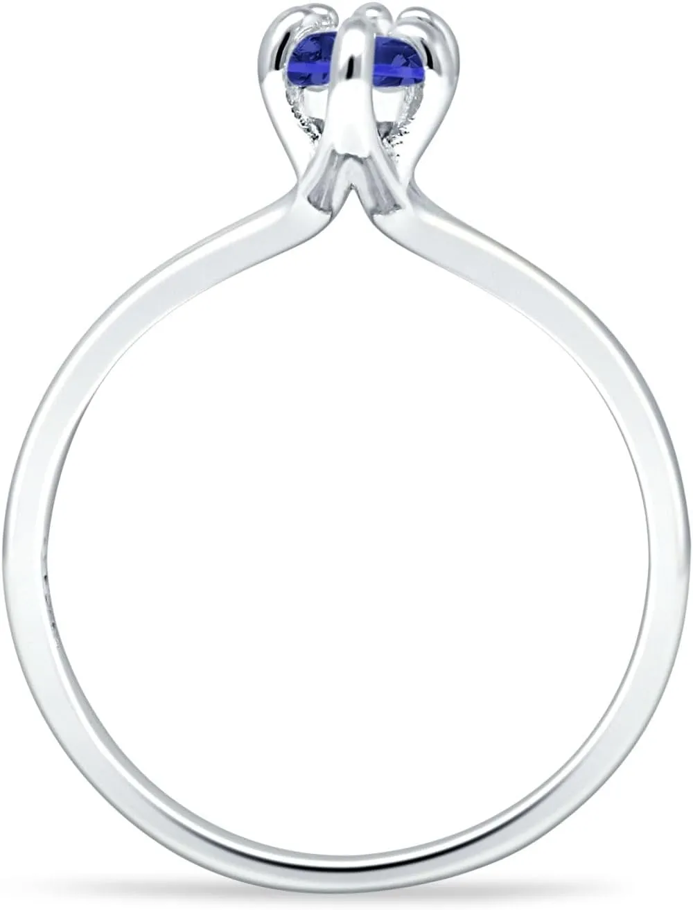 OMRANII Marquise Shape 6X12 Solitaire Ring Vintage Style Cubic Zirconia Wedding Engagement Ring Solid 925 Sterling Silver