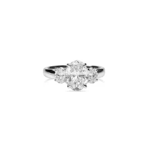 Oval Diamond Trilogy Ring