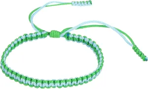 PATIKIL Braided Bracelet, Mens Women Tibetan String Bracelet Handmade Lucky Prayer Protection Rope Bracelet Adjustable Size for Gifts Anniversary Family