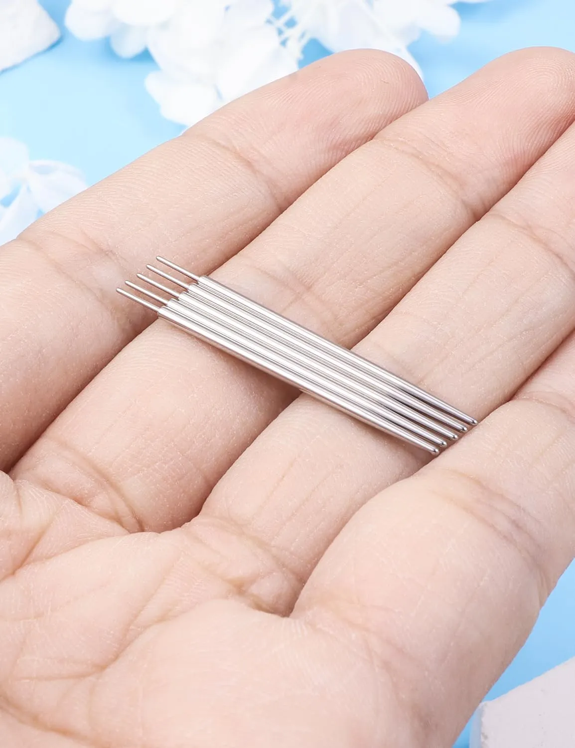 Piercing Taper 16G 18G 20G Piercing Needles Surgical Steel or titanium threadles Push in and Internal thread Nose Lip Septum Rings Stud Earrings Eyebrow Tragus Piercing Jewelry