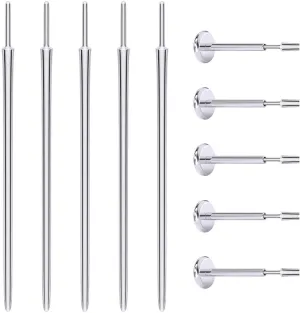 Piercing Taper 16G 18G 20G Piercing Needles Surgical Steel or titanium threadles Push in and Internal thread Nose Lip Septum Rings Stud Earrings Eyebrow Tragus Piercing Jewelry