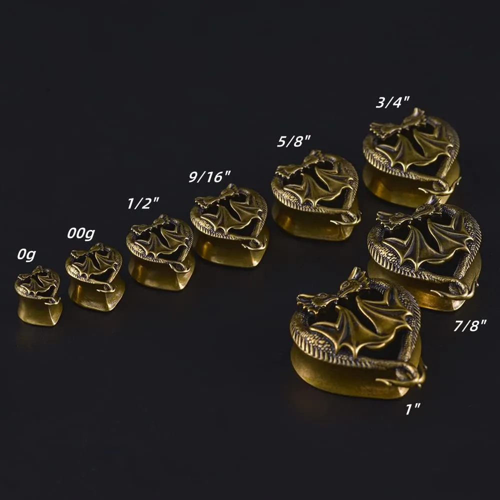 PUNKYOUTH 2PCS Stainless Steel 316L Punk Vintage Cross Skull Gauge For Ears Expander Stretcher Ear Tunnels Upgrade Saddle Plugs Double Flared Guage For Women Men 0g-1"