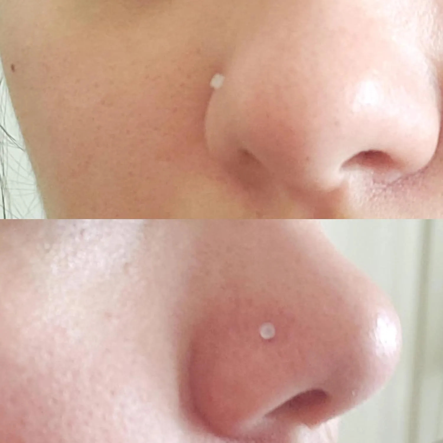 QWALIT Clear Nose Studs for Work Clear Nose Rings for Work Clear Nose Piercing Plastic Nose Rings for Surgery Invisible Nose Retainer Clear Cartilage Earring Clear Earrings for Sports Septum Retainer