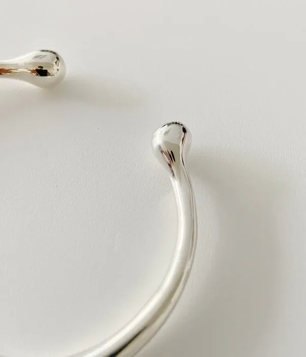 R.ALAGAN/THIN FIBULA BANGLE(SILVER)