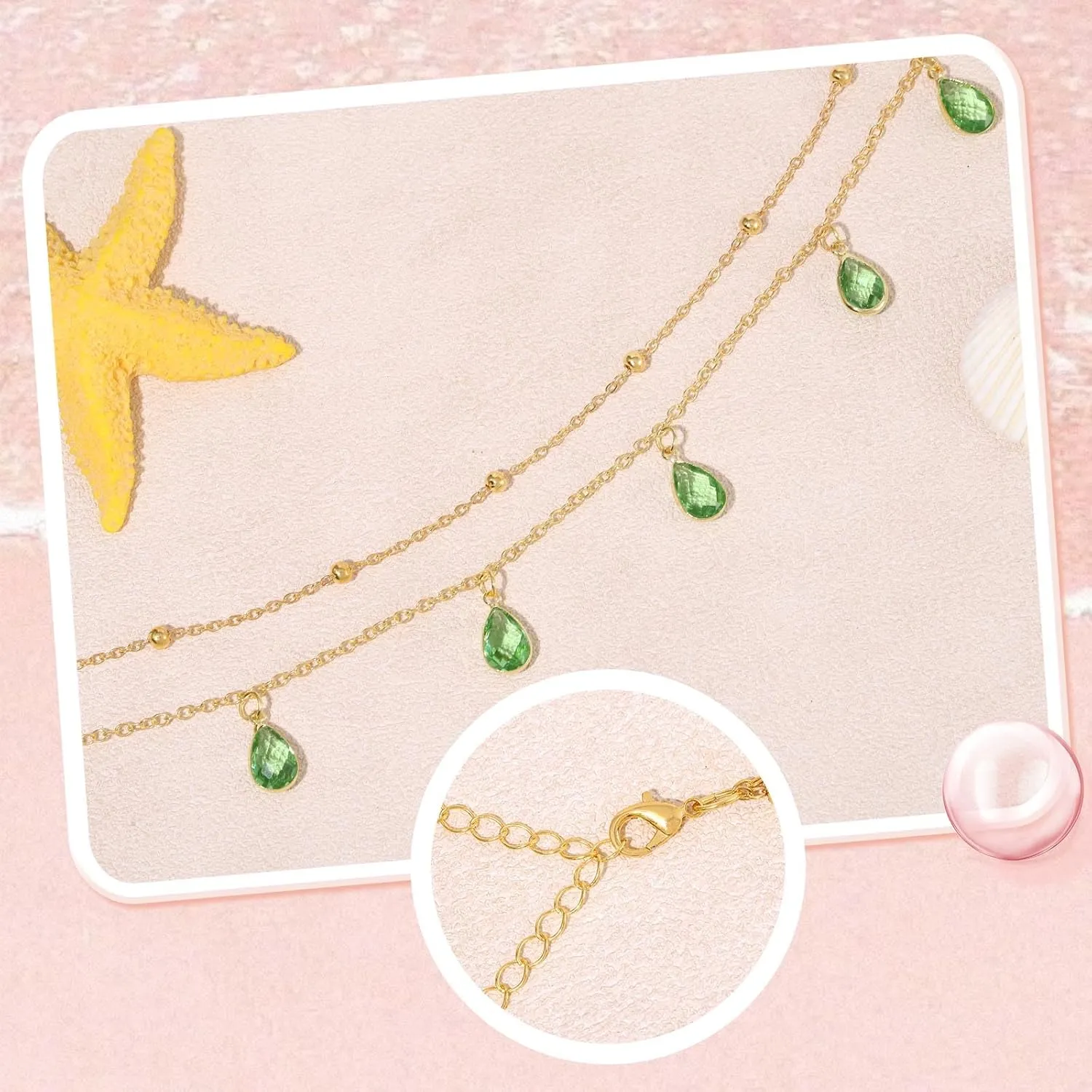 Rhinestone Belly Chain Gold Layered Crystal Waist Chains Adjustable Body Chain Body Jewelry Accessories for Women
