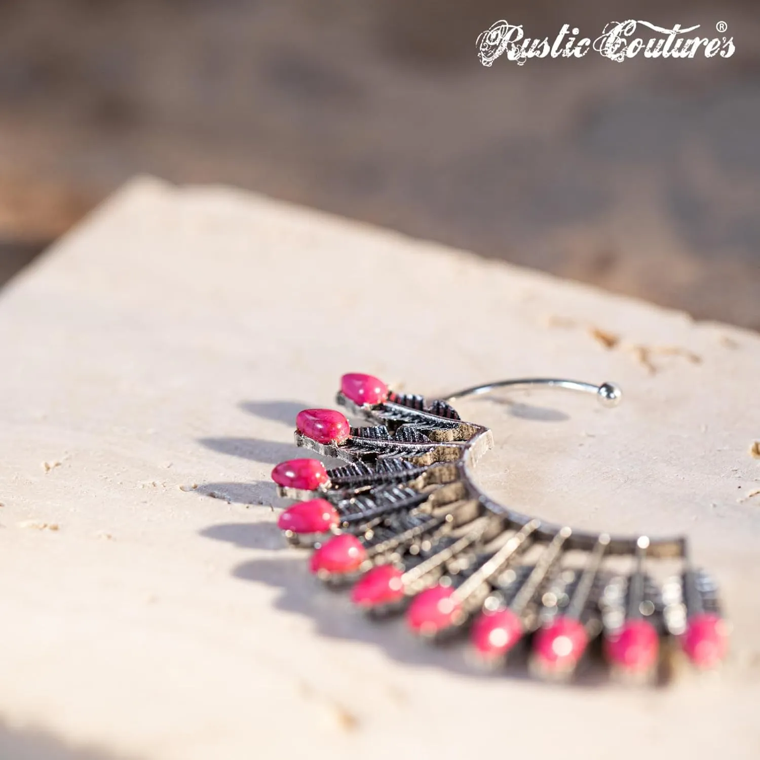Rustic Couture's Western Earrings for Women Cowgirl Dangling Concho Statement Earring Jewelry gifts