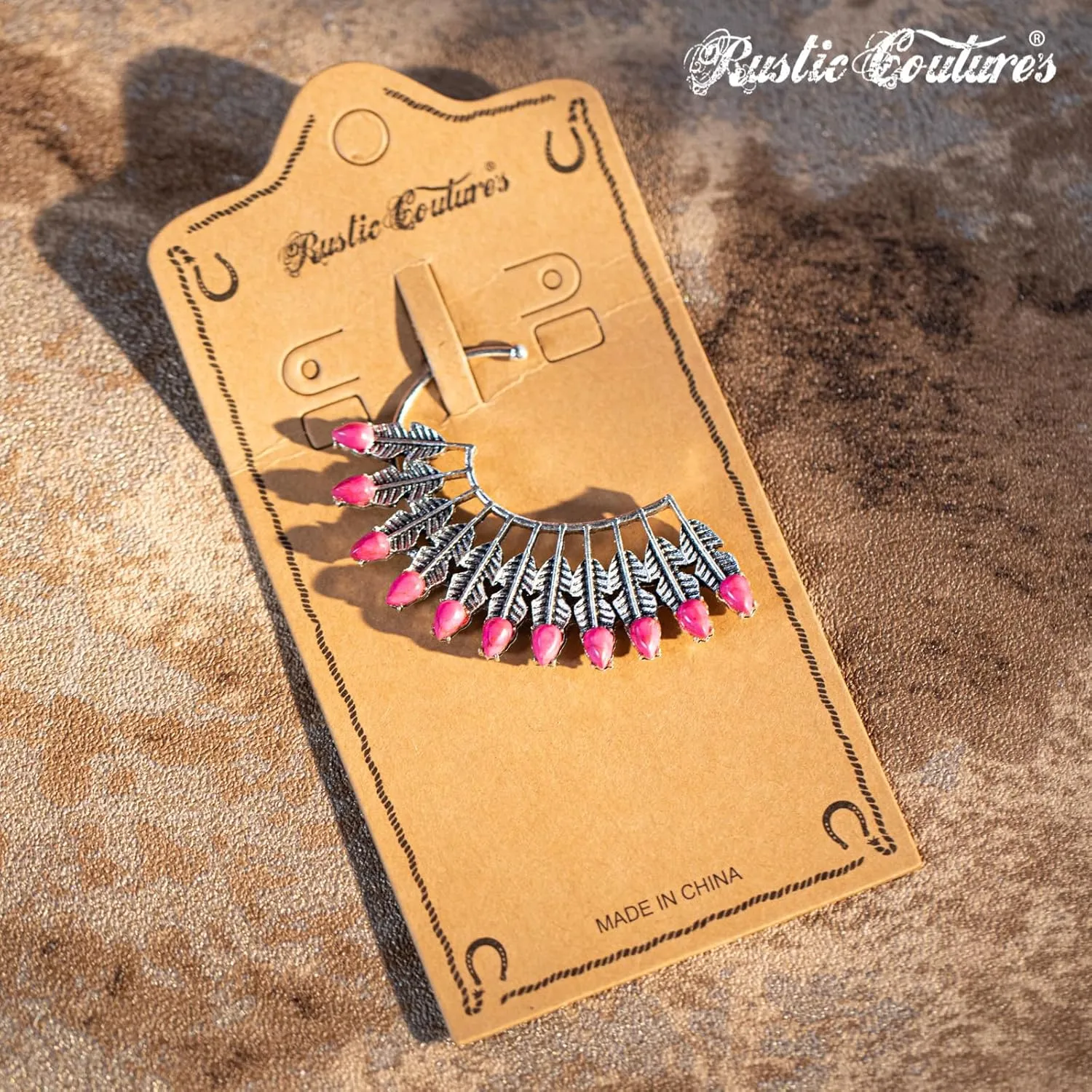 Rustic Couture's Western Earrings for Women Cowgirl Dangling Concho Statement Earring Jewelry gifts