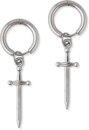 Sacina Gothic Sword Earrings, Dagger Knife Earrings, Halloween Earrings, Christmas New Year Jewelry Gift For Women