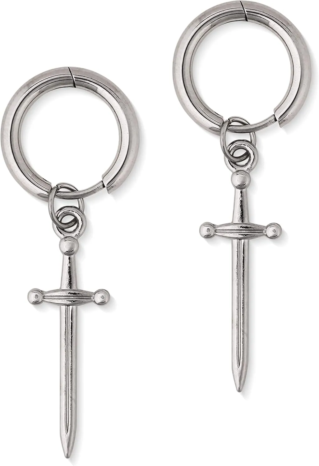 Sacina Gothic Sword Earrings, Dagger Knife Earrings, Halloween Earrings, Christmas New Year Jewelry Gift For Women