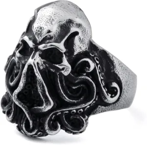 Skull Rings for Men Stainless Steel Gothic Biker Skull Ring Jewelry for Men Size 8-13
