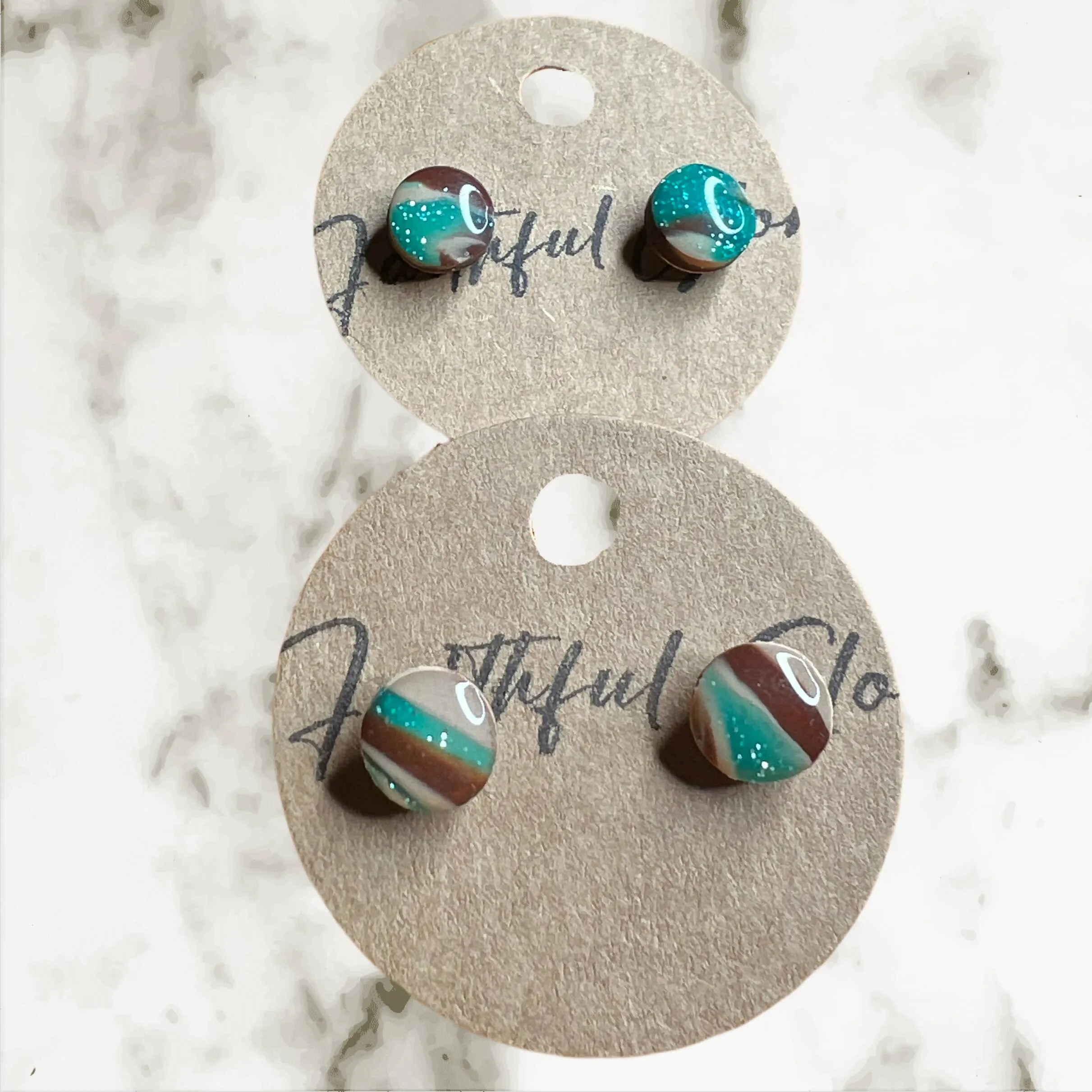 Small Clay Studs