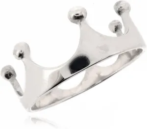 SOVATS Sterling Silver Crown Tiara Ring for Women  Elegant Princess-Inspired Band, Polished Finish  Dainty Fashion Jewelry Gift