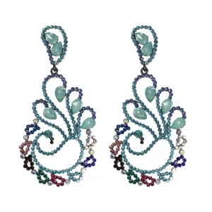 Stud Earrings Queen Rheal (3 Colors)