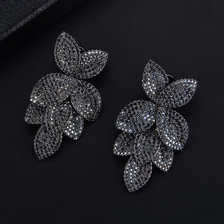 TEEK - Flower Leaf CZ Jewelry