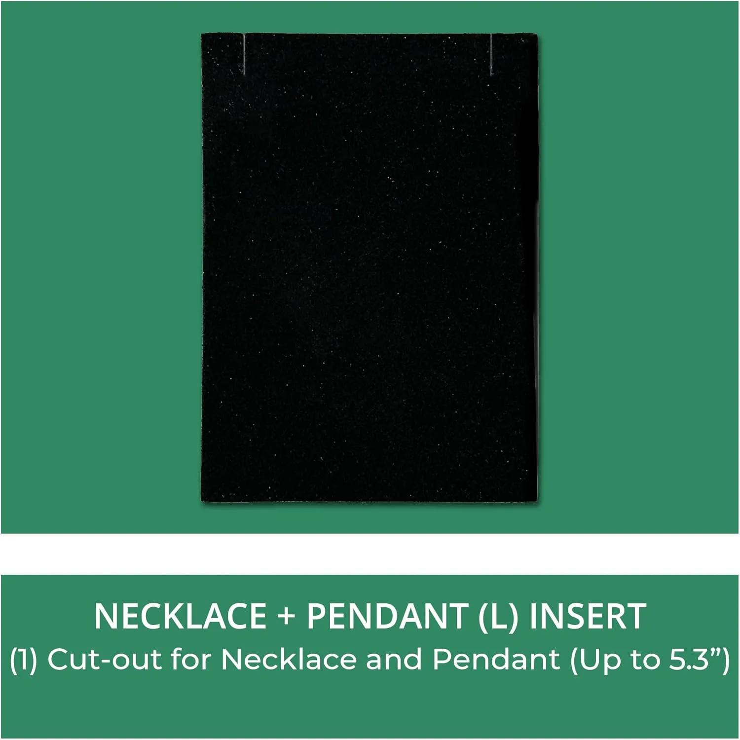 TheDisplayGuys - 12-Pack Cardboard Kraft Paper Jewelry Gift Boxes w. Velvet Padding - Necklace/Pendant - Matte Black - #53 (5.4" x 3.9" x 1.0")