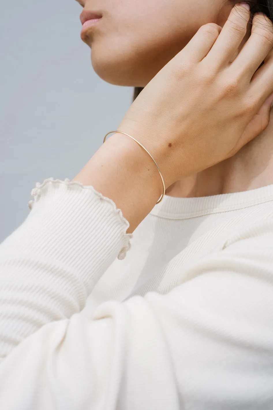 Thin Cuff - Sterling Silver
