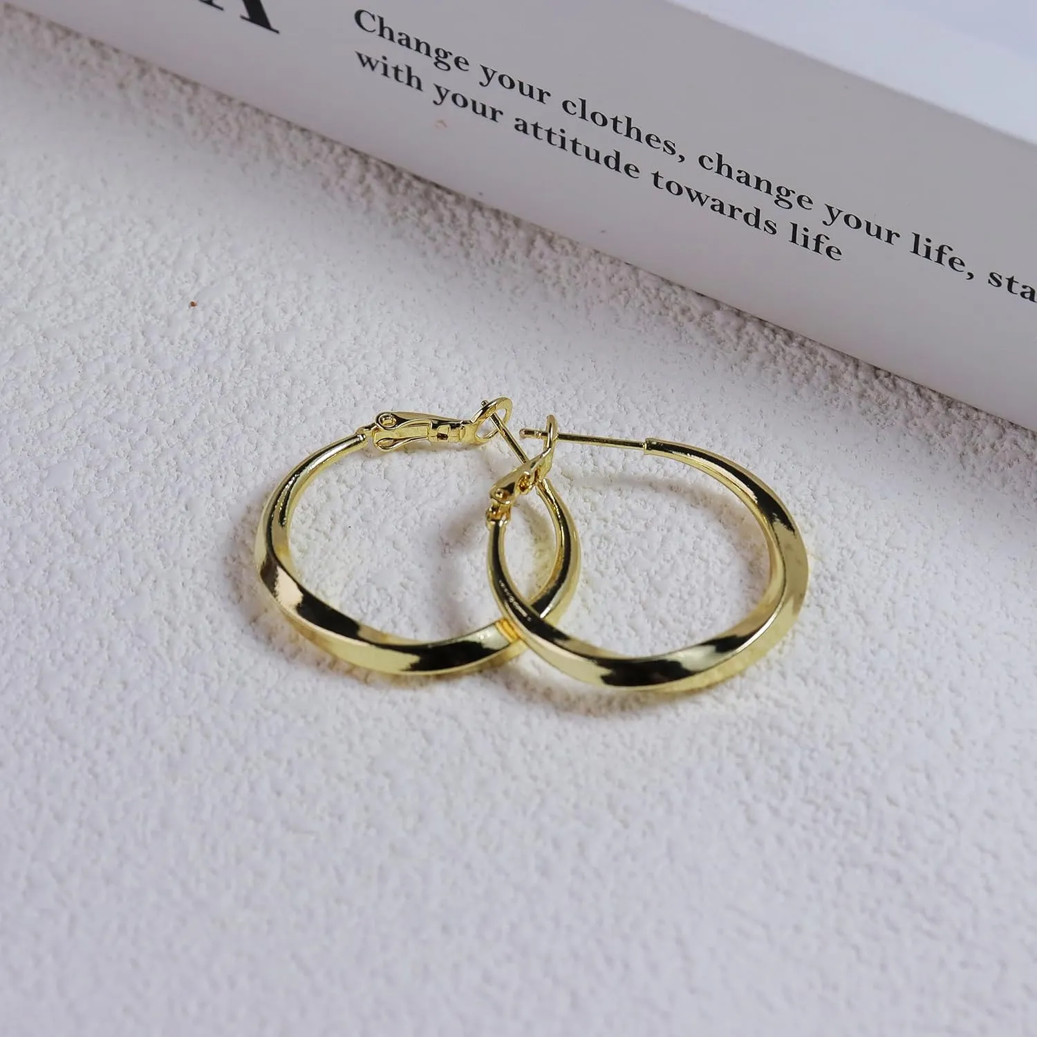 ToHeart 14k Gold Hoop Earrings for Womens Hoop Earrings