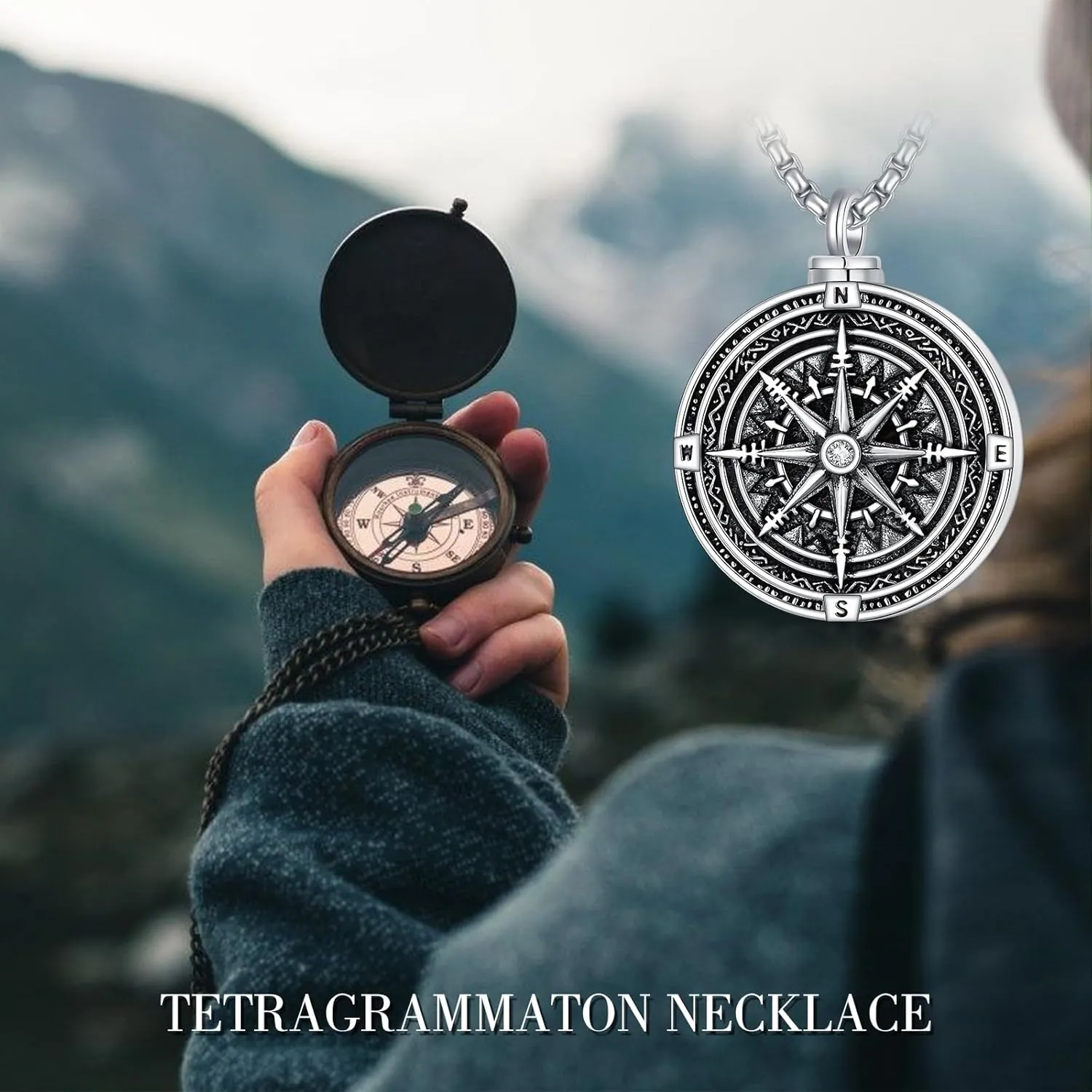 Urn Necklaces for Ashes S925 Sterling Silver Hummingbird Cross/Forget Me Not Flower/Dragonfly/Om Mani Padme Hum/Butterfly/Compass Cremation Jewelry for Women Men with Filling Tool