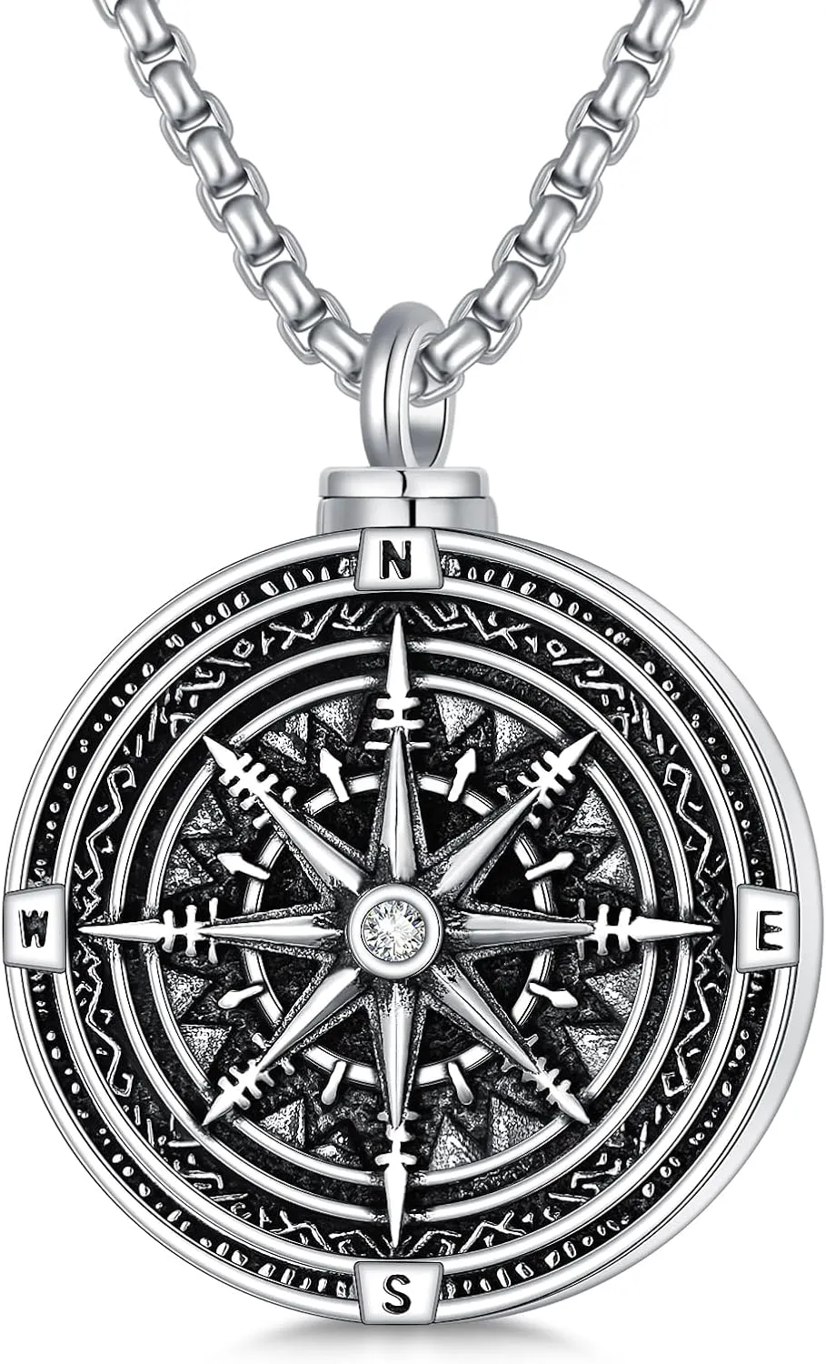 Urn Necklaces for Ashes S925 Sterling Silver Hummingbird Cross/Forget Me Not Flower/Dragonfly/Om Mani Padme Hum/Butterfly/Compass Cremation Jewelry for Women Men with Filling Tool