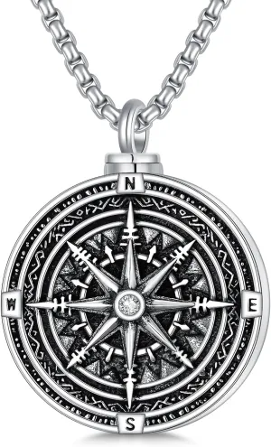 Urn Necklaces for Ashes S925 Sterling Silver Hummingbird Cross/Forget Me Not Flower/Dragonfly/Om Mani Padme Hum/Butterfly/Compass Cremation Jewelry for Women Men with Filling Tool