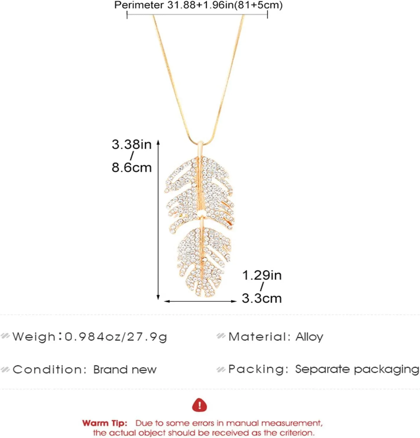 Vintage Maple Leaf Necklace Bohemia Long Feather Rhinestone Crystal Maple Leaf Pendant Necklace Elegant Chic Gold Silver Y Collar Necklace Sweater Chain Statement Necklace Jewelry for Women