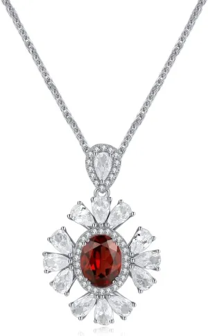 Wholesale Jewellery 925 Silver Pendant Necklace Fashion Simple Ladies Necklace Women Jewellery