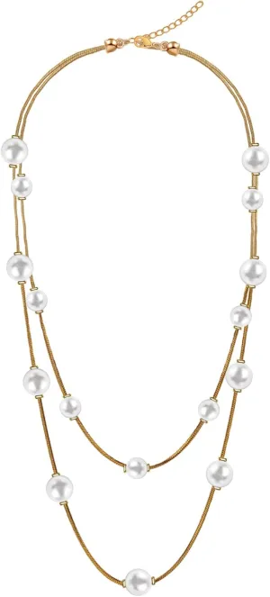 Women's Colours Crystal Beaded Pendant Long Necklaces Boho Glass Crystal Beads Chain Sweater Statement Necklace Fashion Elegant Jewelry for Women