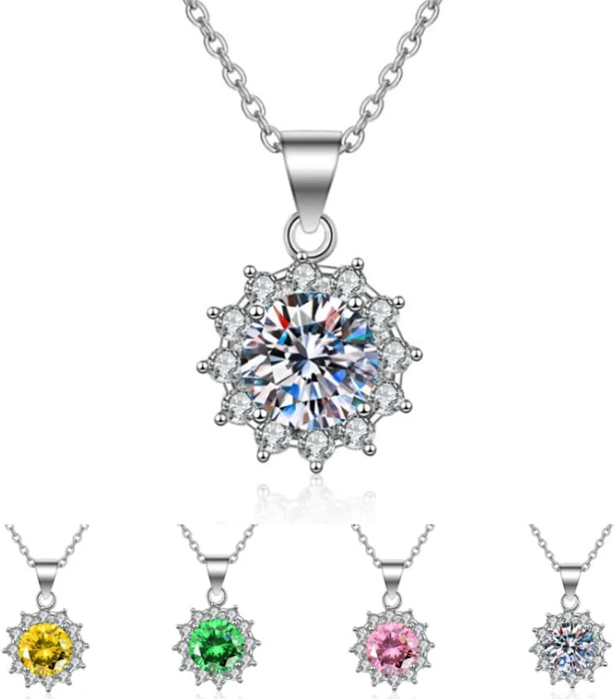 Women's Platinum Necklace Jewelry Birthday/Anniversary Mothers Day Jewelry Gifts for Women Mom/Wife/Sister/Best Friend