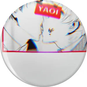 Yaoi Blur Vaporwave Kiss Cool For Men - Hot Vintage Classic Style Women Best Trending Customize Pin Lapel Pin Cute Brooch Pins Badges 0.75"