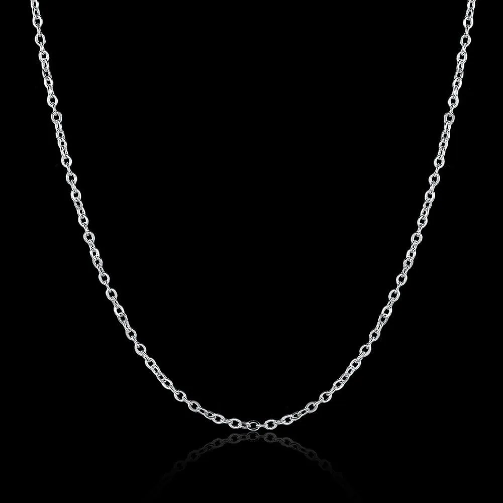 YAZILIND Jewelry Shining Exquisite Platinum Plated Long Chain Necklace for Women